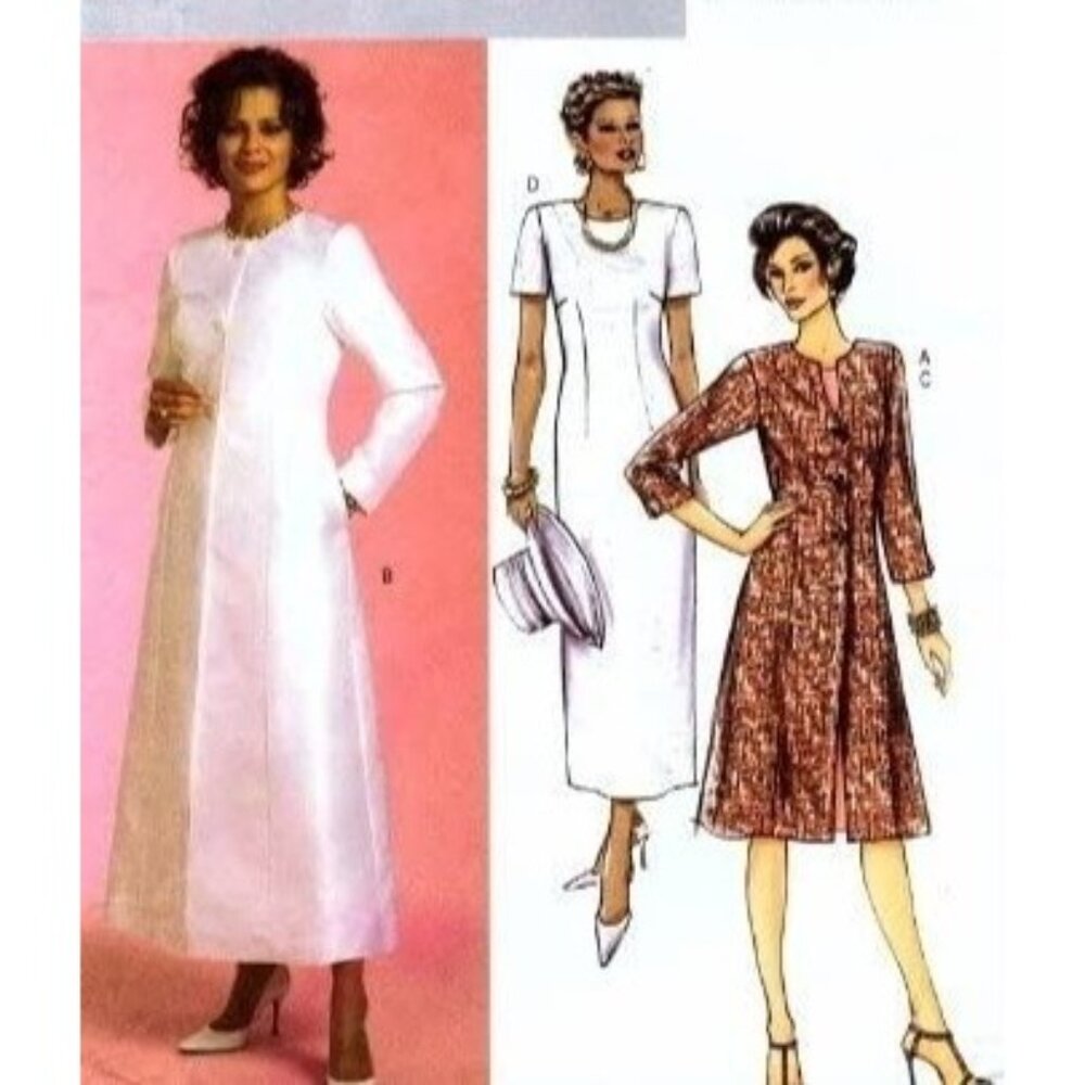 Butterick Sewing Pattern 4682  Misses Duster‎ Dress Size 8-14